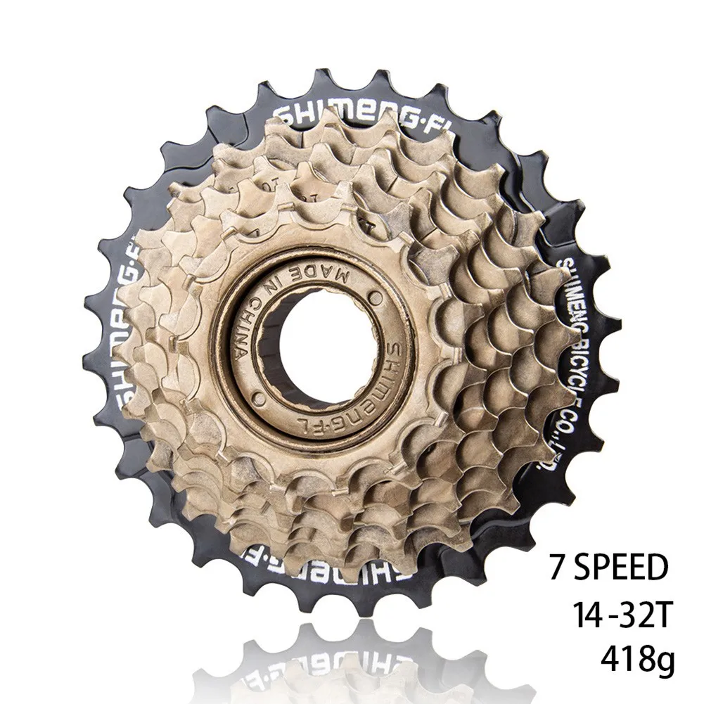 

Bike Bicycle 6/7/8/9 Speed 14-28T/13-32T Rotary Freewheel Screw On For-Shimano Mountain Bikes Replace Freewheel MTB Bike Parts
