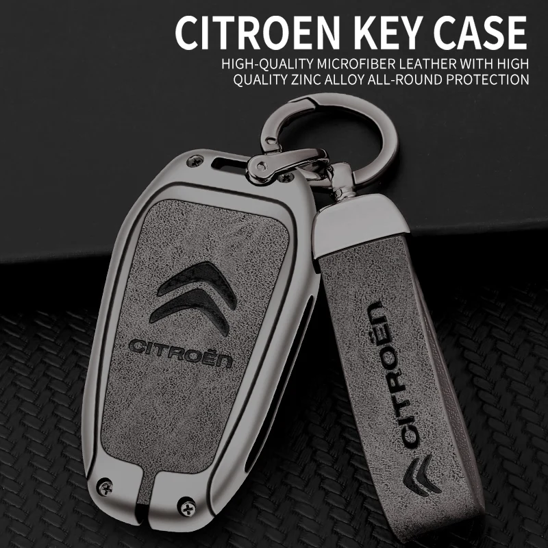 Кожаный автомобильный флип-чехол из цинкового сплава защитный чехол для