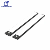 PIR Motion Sensor Warm Light Cold Light Adjust Ultra-thin USB Rechargeable LED Light Cabinet Aluminum Kitchen Cabinets Lighting