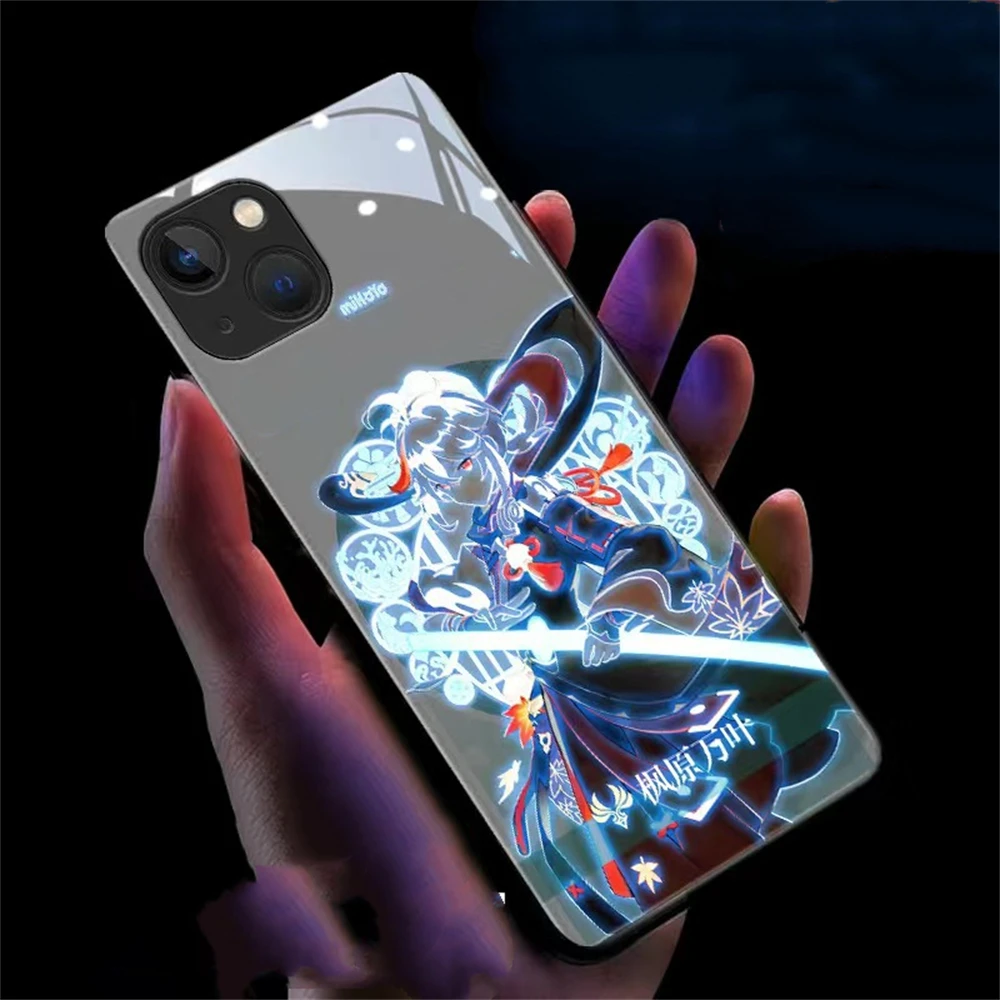 Лидер продаж игровой светодиодный чехол для телефона iPhone 16 15 14 13 12 Pro Max 7 8 Plus X XR