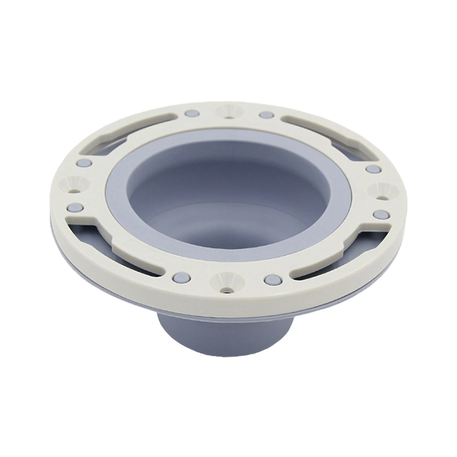 

Spill Replacement Toilet Flange Practical Drain Lines Repair -Free Easy Installation Universal Sealing Ring Odor Resistant