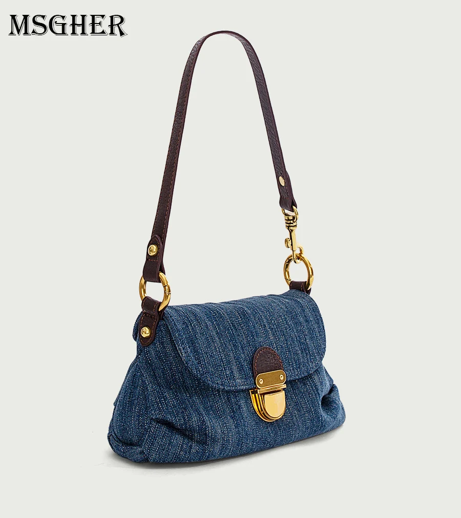 

Маленькие женские сумки из джинсовой ткани, новинка 2023, Роскошные Модные Женские однотонные бриллианты и кошельки