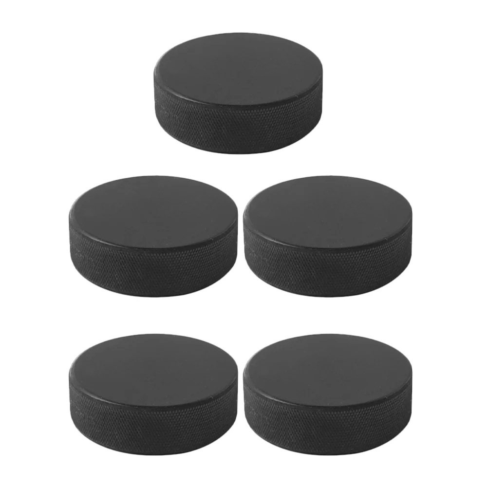 

5 pcs Flexible Classic Convenient Portable Hockey Hockey Pucks Hockey Toys for Children Outdoor Adults
