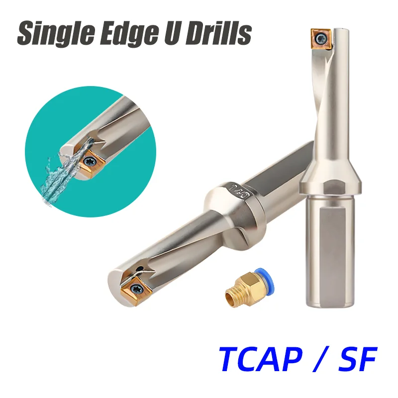 Сверло TCAP SF с одним краем и вставкой многофункциональное сверло QCMT 2.25D 2.5D 3.25D для
