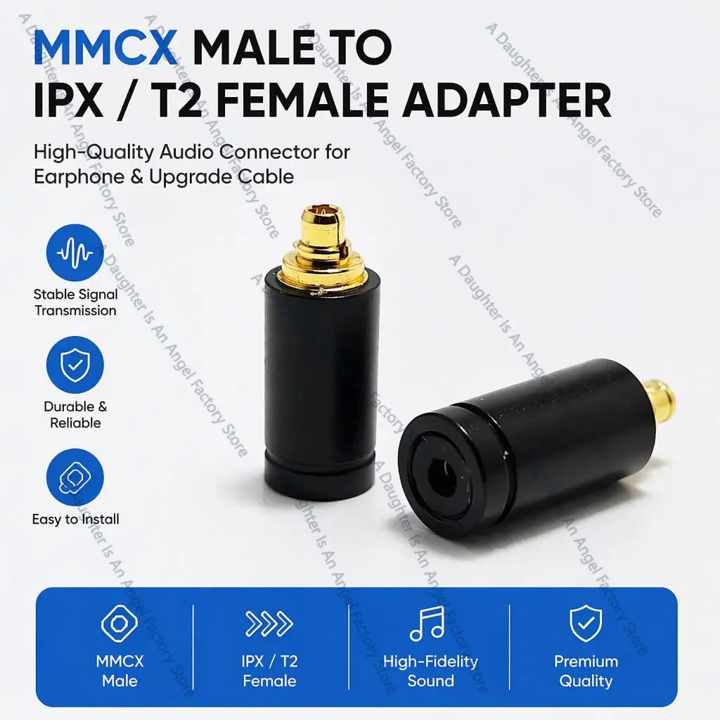 Фото Адаптер-конвертер IPX T2 на MMCX PE Ear 0.78 A2DC IE400 Ear L Pin №1