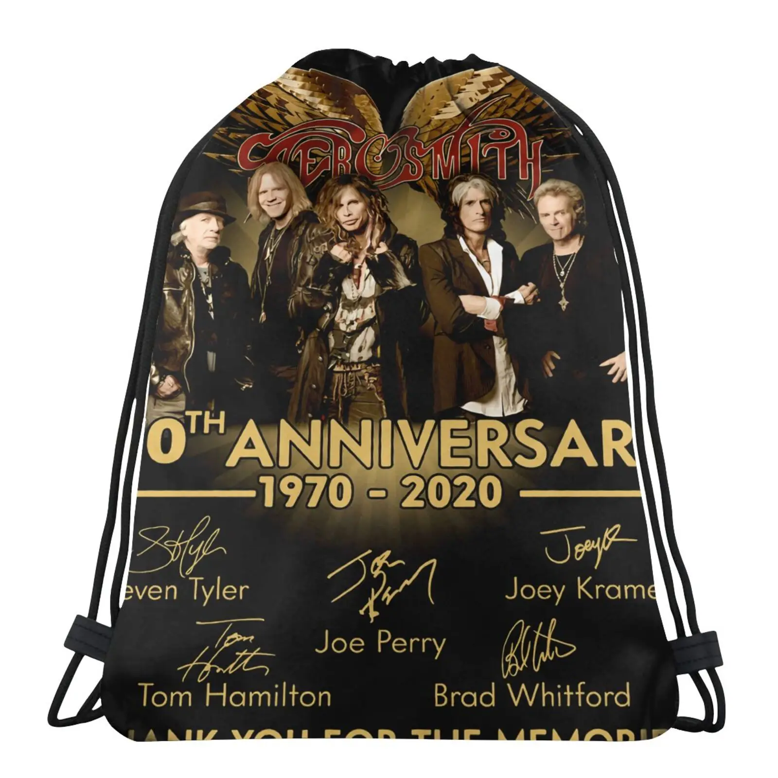 

50Th Anniversary 1970 2020 Aerosmith 696 Bag Bags For Girls Girls Bag Screen Bag Packing Bags Canvas Backpack Dust Bag Pouches