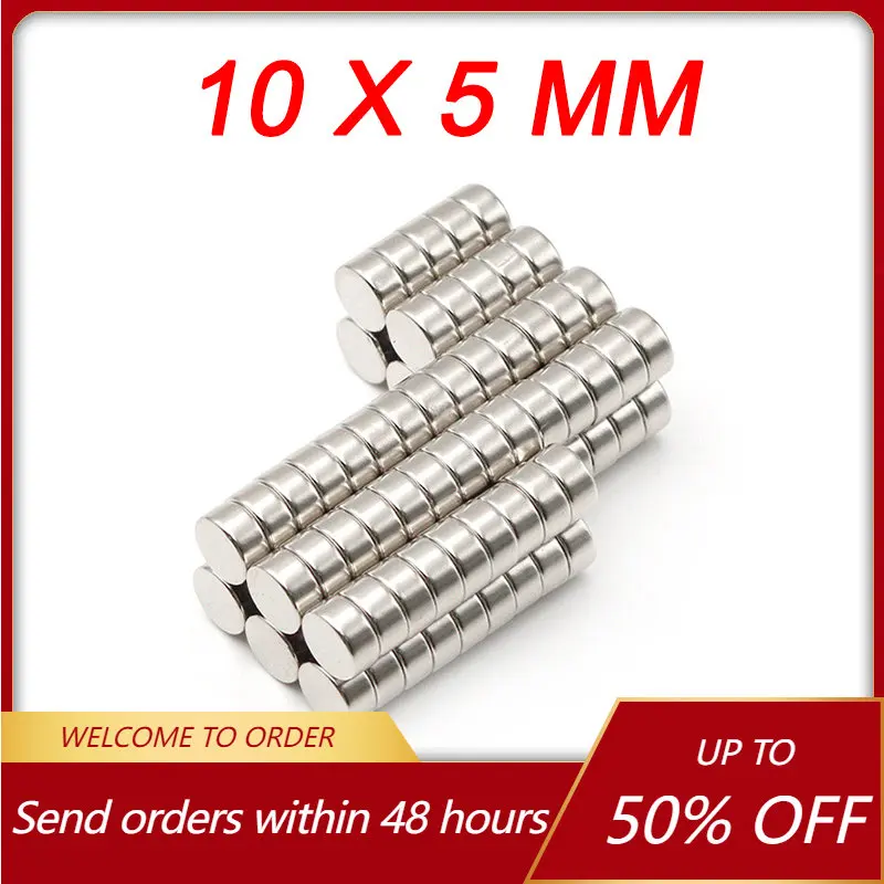 

10/20/30 Pcs 10x5mm Neodymium Magnet Round Fridge Magnet N35 Rare Earth Magnet NdFeB Magnet Small imanes Permanent Magnetic Disc
