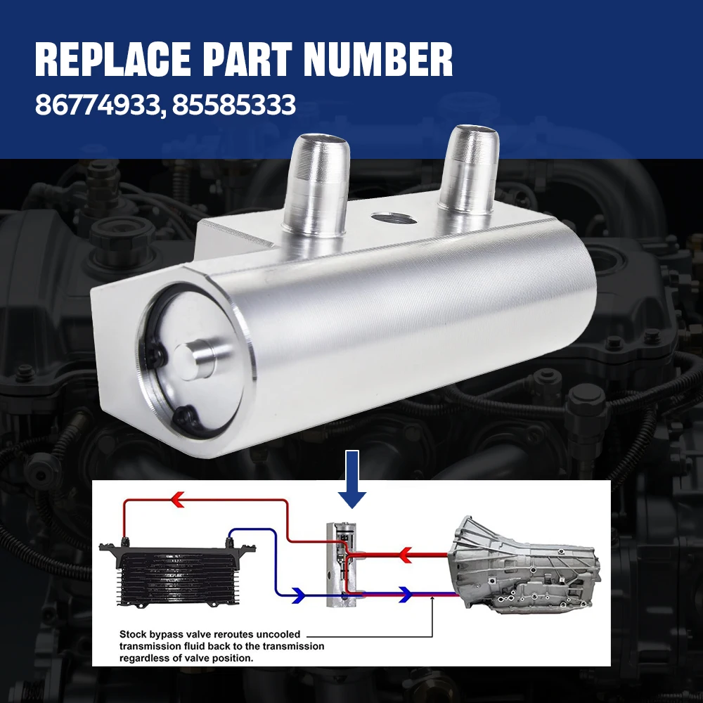 Фото 86774933 85585333 Термовыпускной клапан трансхолодильника для Chevrolet Silverado Suburban Tahoe 14-2020 гг. для Escalade CT6 Sierra Yuko №4
