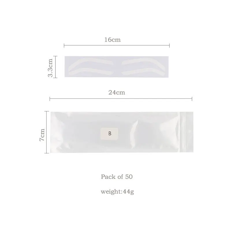 Одноразовый трафарет для бровей тинт Аэрограф окрашивания макияжа с одним типом