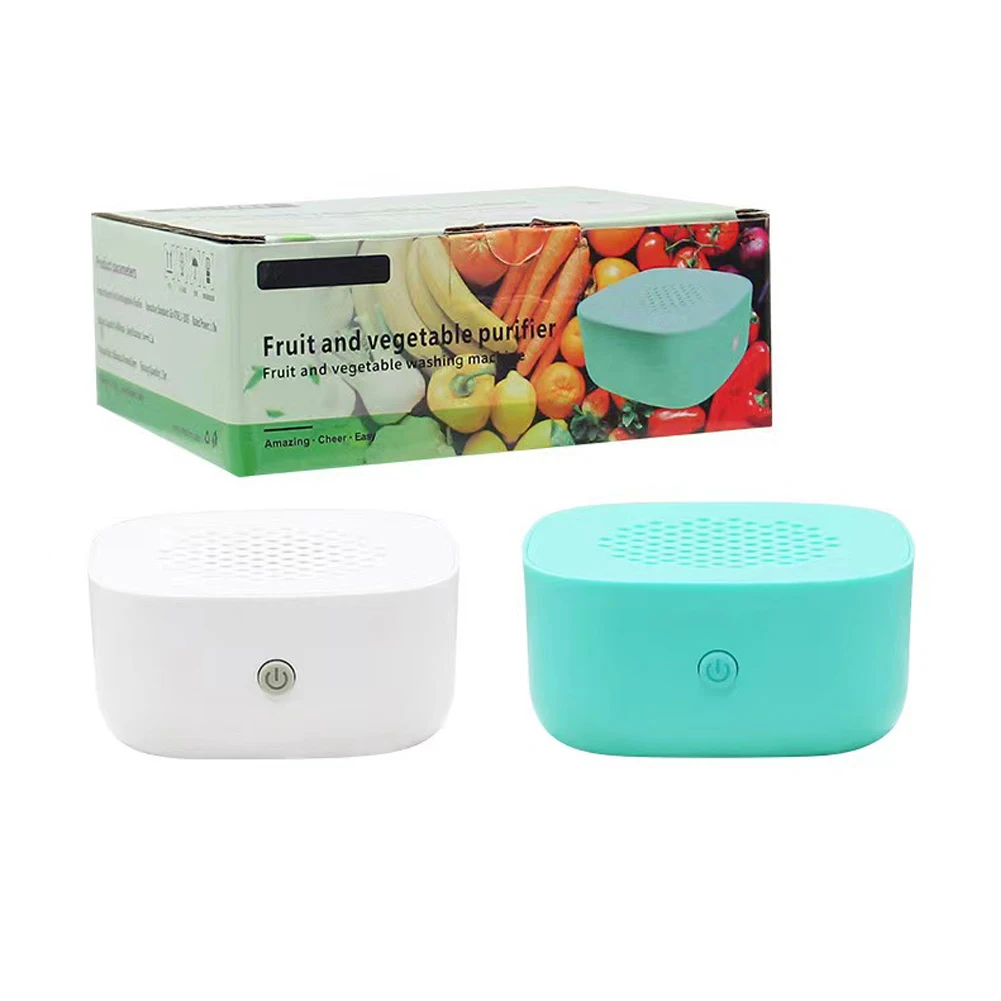 

New Portable Fruit Vegetable Washing Machine IPX7 Waterproof Rechargable Remove Reside Purifier Pwerful Removal Of Residues