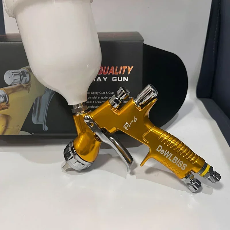 

Пистолет-распылитель TE20 T110 Сопло 1,3 мм GT Pro PRUPLE Glod с чашкой для смешивания Воздушный распылитель на водной основе Аэрограф