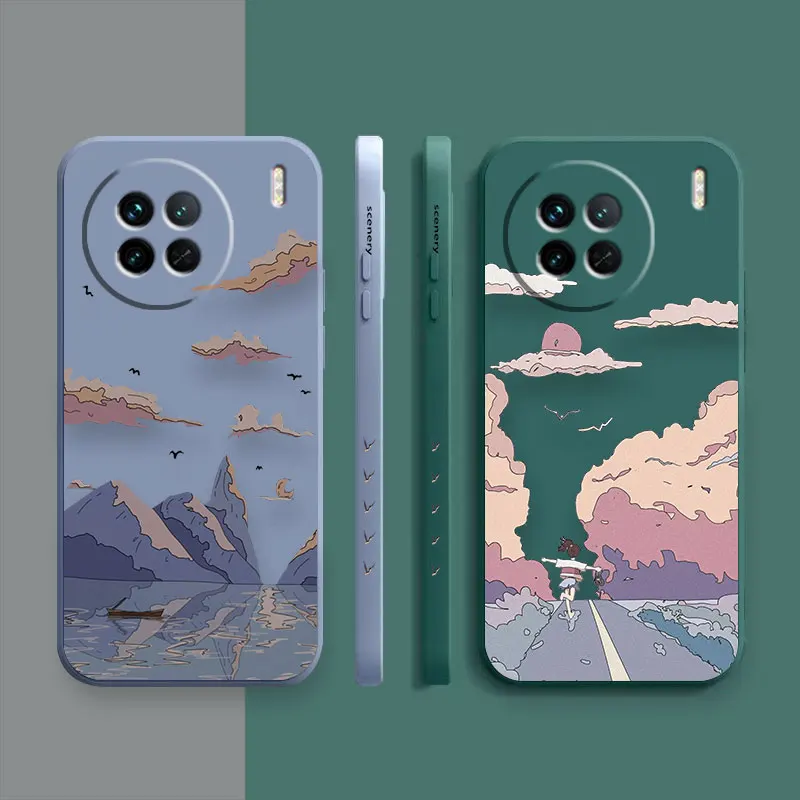 Wild Geese Are On Fire Phone Case For VIVO X21I X21S X23 X27 X30 X50 X60 X70 X80 X90 5G PRO PLUS Colour Case Funda Shell Capa