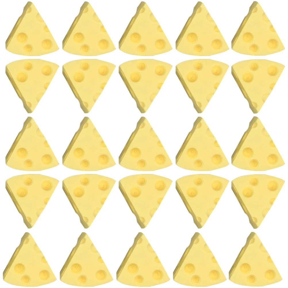 100 шт. имитация сыра миниатюрная поддельная искусственные аксессуары для