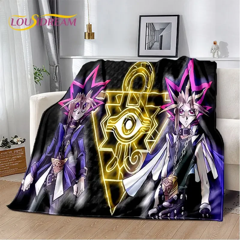 Одеяло Yu-Gi-Oh с рисунком монстра фланелевое одеяло для гостиной спальни кровати
