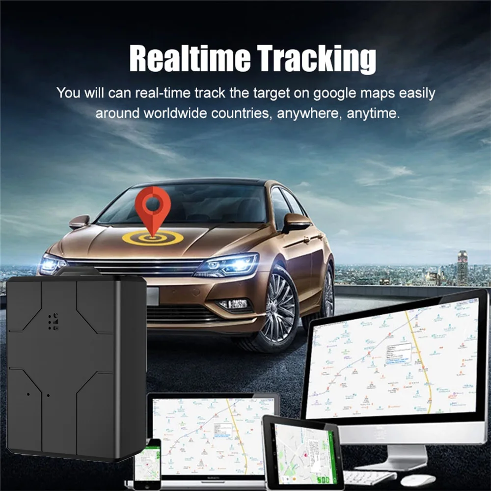 Автомобильный GPS-трекер Mini 4G с функцией отслеживания в режиме реального времени