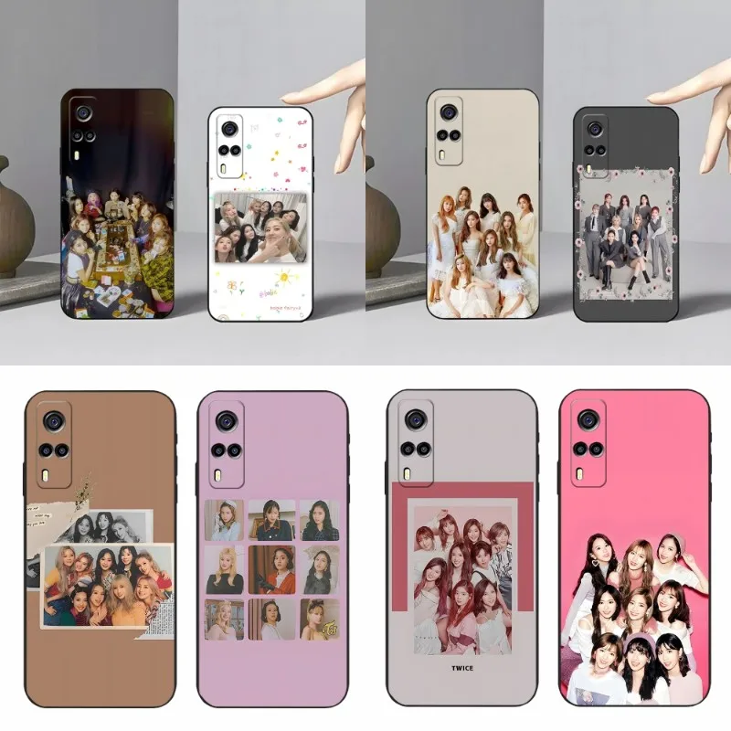 

Twice Phone Case For Vivo Y31 V21e V23 Y31s Y73 X60 X70 X80 Y33s Y21 Y76 Y15s T1 IQOO 9 U5 U5x Pro Cover