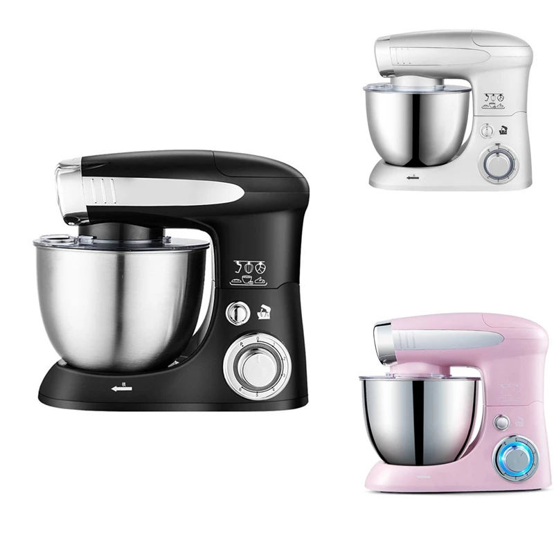 

ZZUOM 5L 1000W Household Noodle Mixer Chef Machine Desktop Egg Beater Mixer SC-232 EU Plug