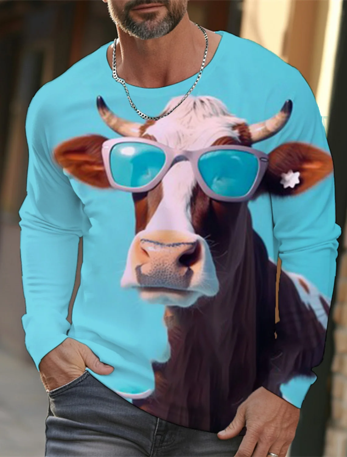 

Винтажная футболка с длинным рукавом в стиле хип-хоп