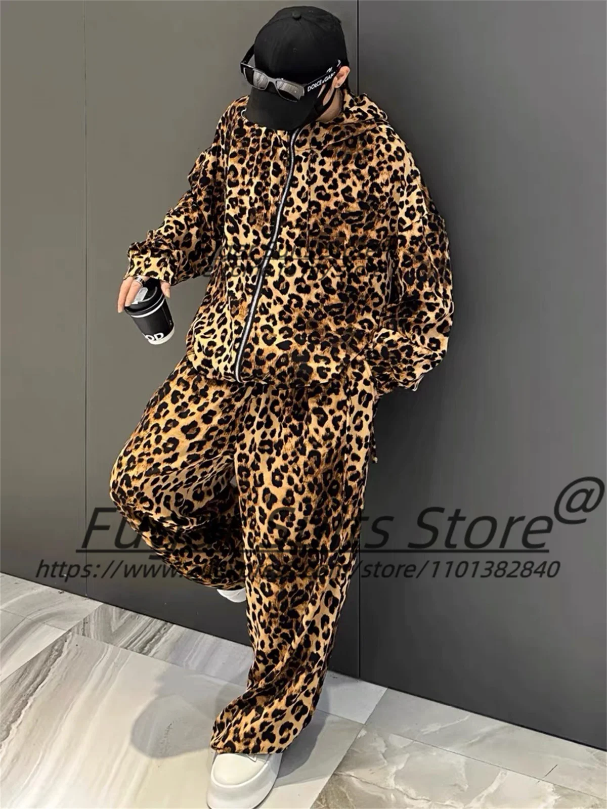 Красивый леопардовый принт повседневные комплекты для выпускного вечера из 2