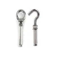 m6 lift eye ring nut 7cm expansion bolt screw marine grade 304 stainless steel concrete wall anchor sleeve heavy duty
