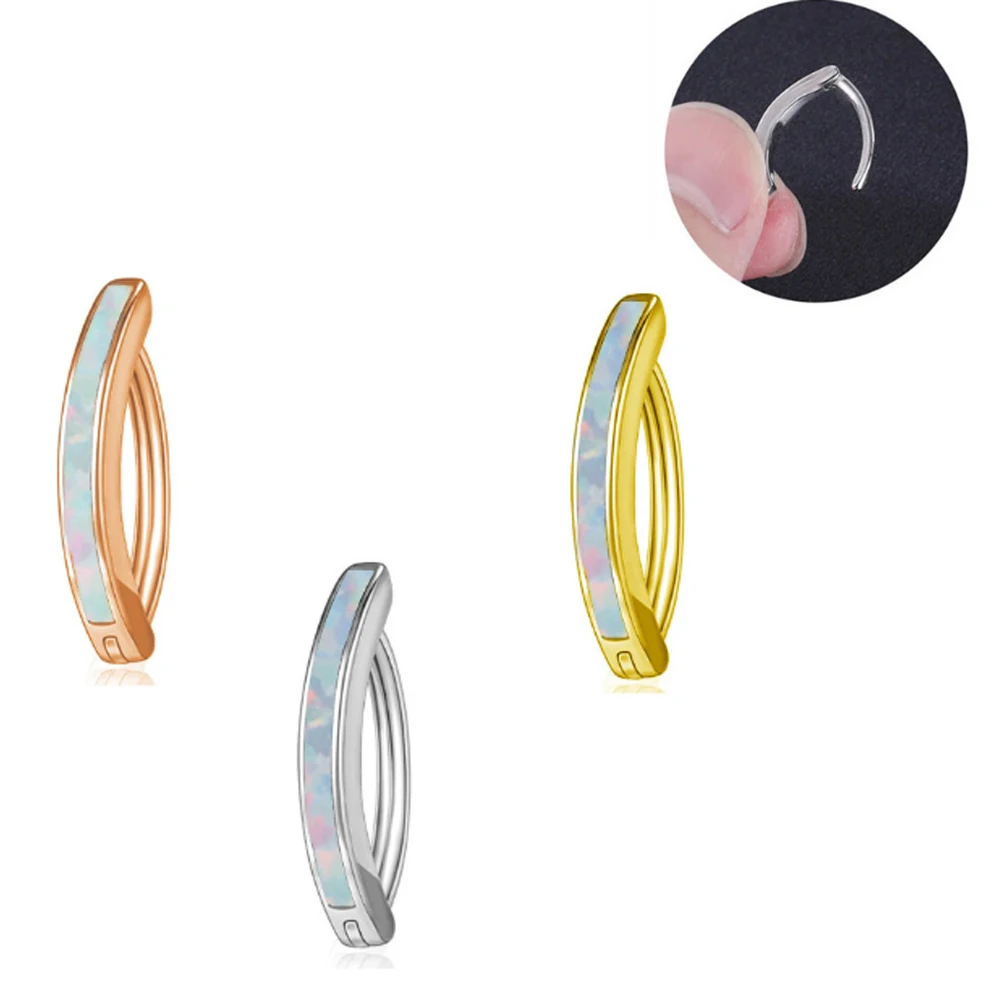 

1 PC Silver Color Navel Piercing For Women Girls Minimalist Zircon Belly Rings Belly Button Ring Summer Beach Body Piercings