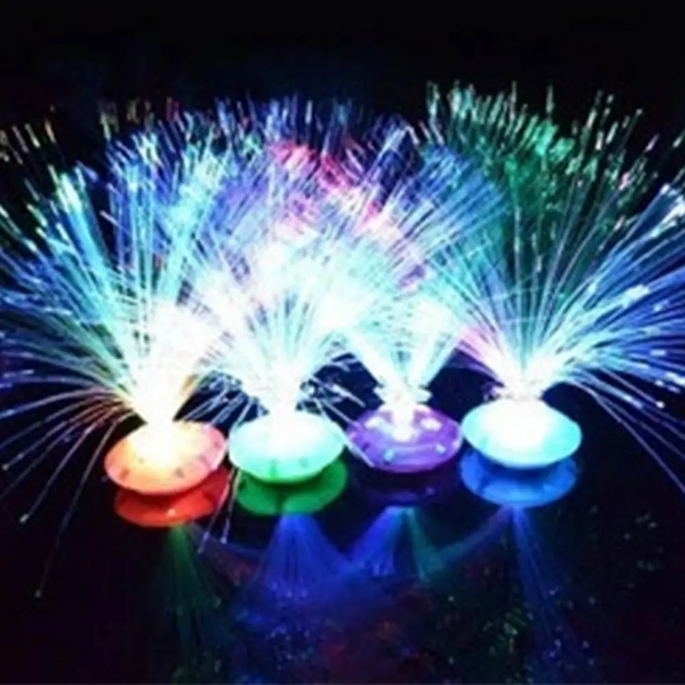 

Color Changing Fiber Optic Night Light LED Lamp Holiday Festival Party Decor