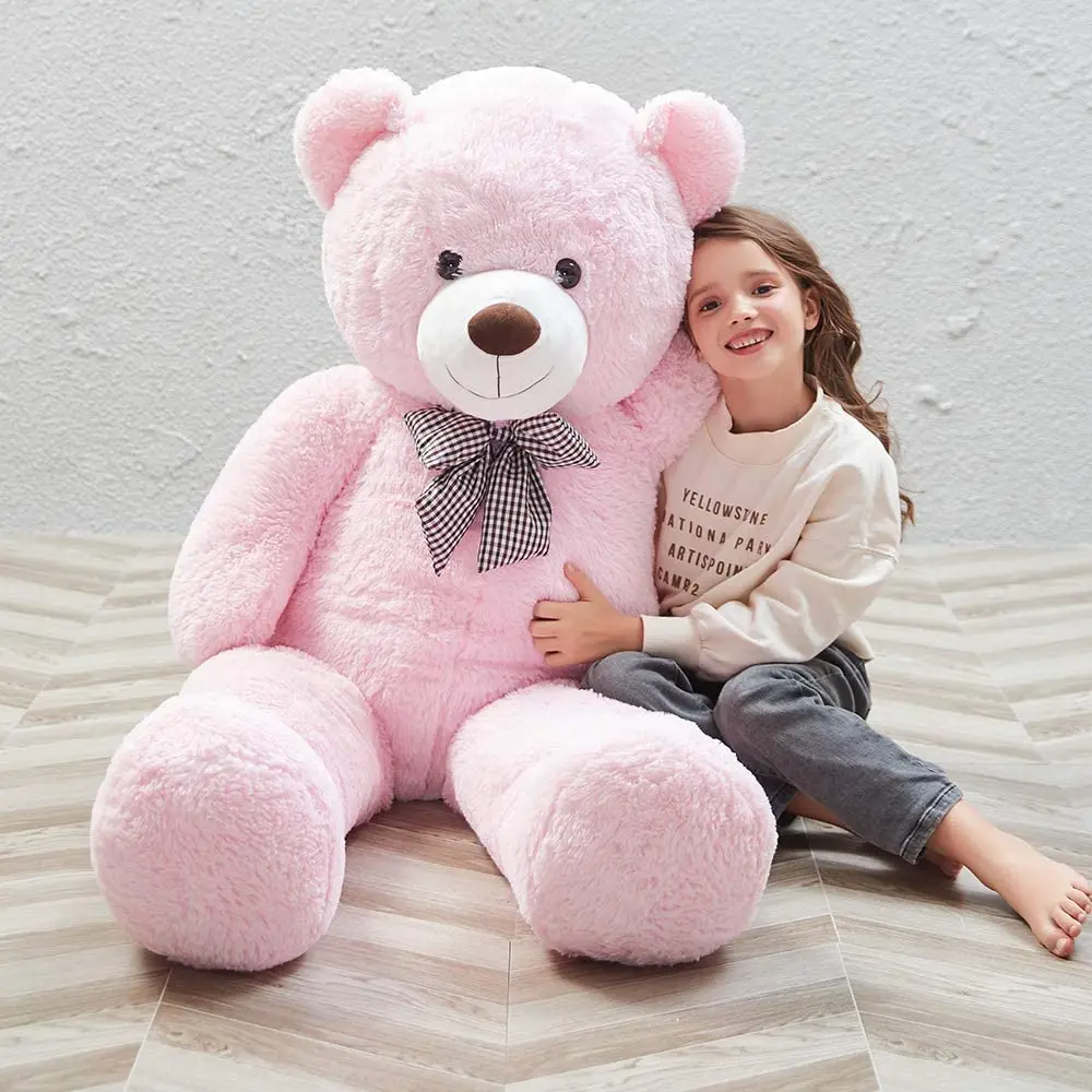 

Cute Giant Teddy Bear Plush Toys For Kids Stuffed Kawaii Doll Big Unstuffed Coat Empty Bearskin For Girls Valentines Day Gifts