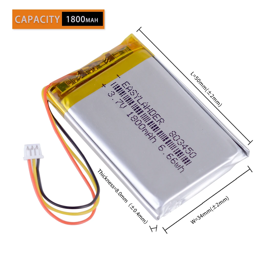 Литий-ионный аккумулятор LiPo для Bluetooth-динамиков