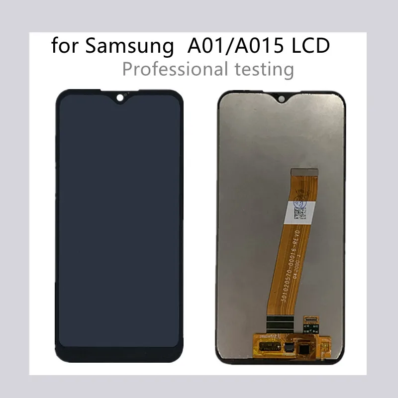 100% протестированный ЖК-дисплей для Samsung Galaxy A01, сенсорный экран, дигитайзер в сборе для Samsung A015 A015F A015G A015DS