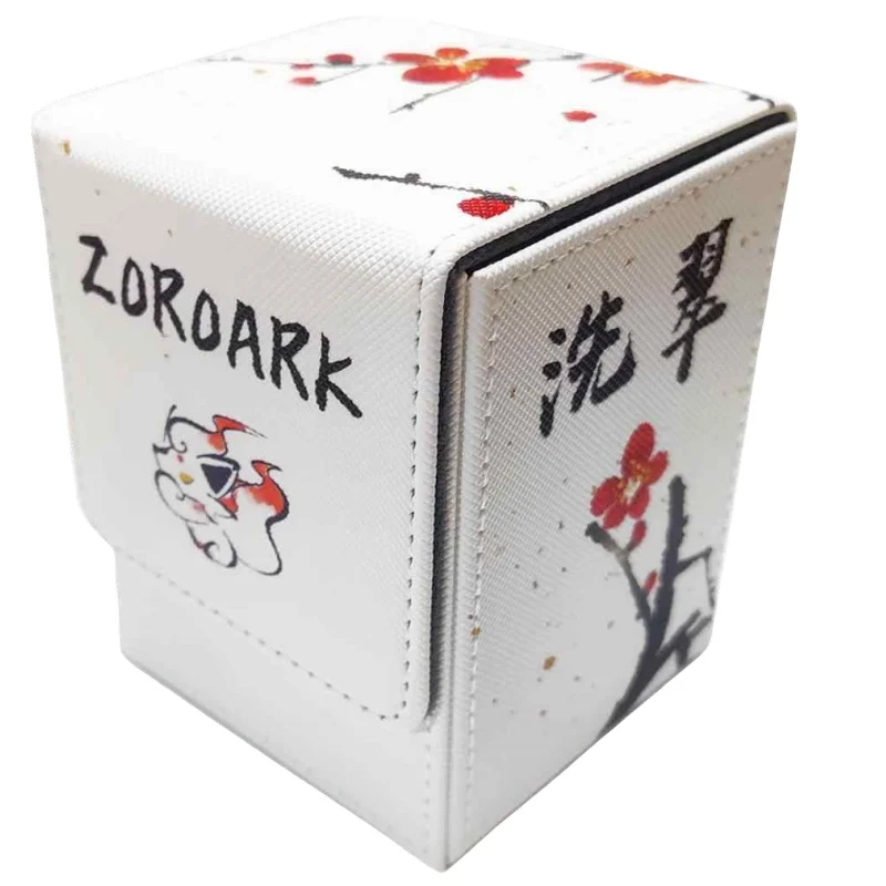 Zoroark Ptcg карта Чехол Diy серия цветущей сливы качественная кожаная экшн-игрушка
