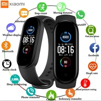 xiaomi m5 smart band waterproof sport smart watch men woman blood pressure heart rate monitor fitness bracelet for android ios