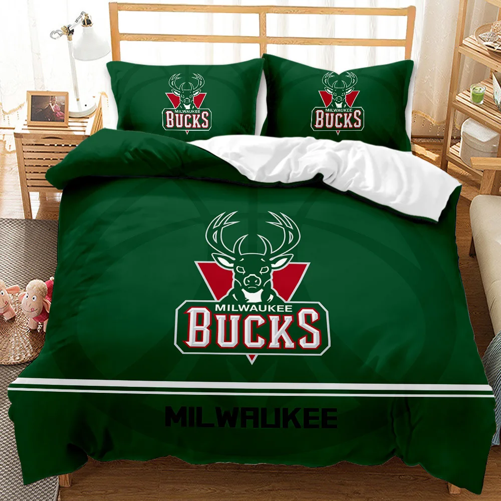 

2021 Basketball Logo Cover Pillowcase Bed Linens Bedclothes Home Textile Twin Full Queen King Size NBA Textile