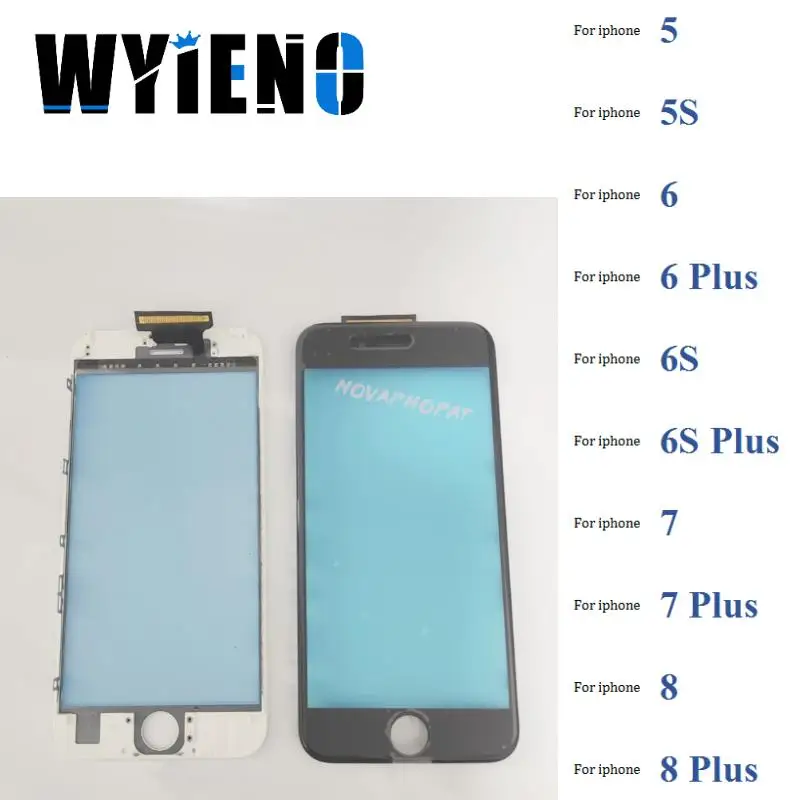 Проверенный сенсорный датчик для iPhone 5 5G 6 6S 7 8 Plus экран ЖК-дисплей стеклянный