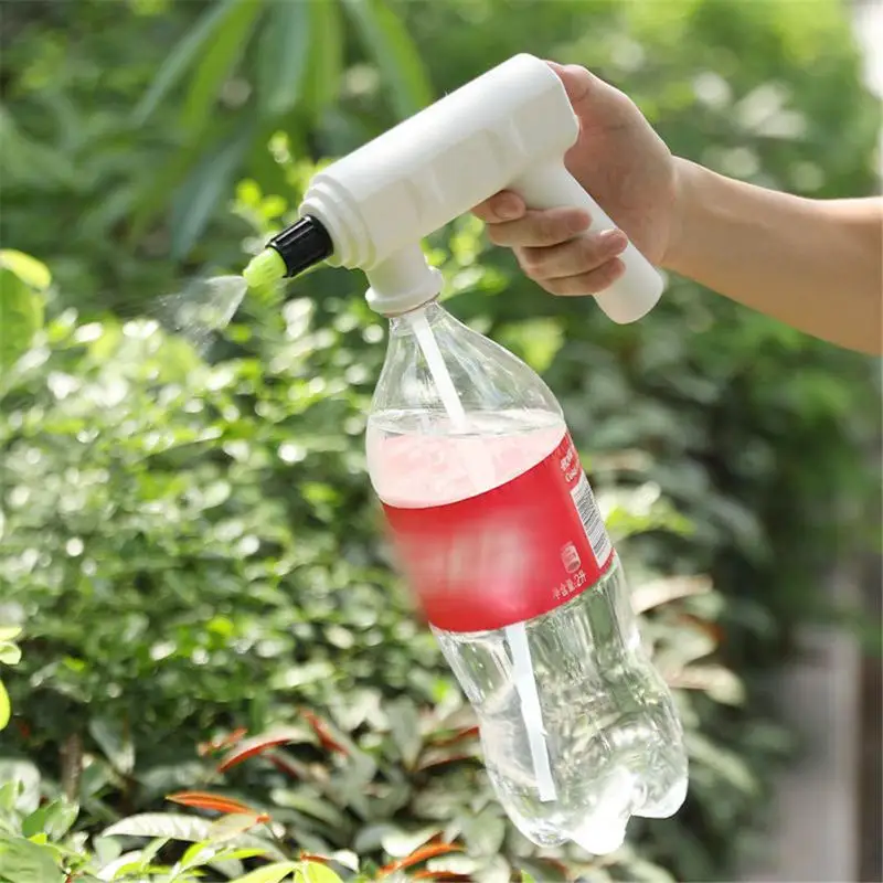 

Hand-held Design Sanitizing Sprayers Automatic Water Spraying Electric Water Outlet Garden Plant Spray Bottle 2023 Usb Creative