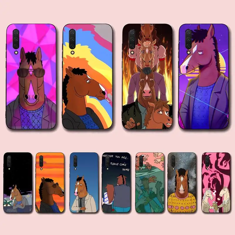 

MINISO Cartoon B-boJack H-Horsemans Phone Case for Xiaomi mi 5 6 8 9 10 lite pro SE Mix 2s 3 F1 Max2 3