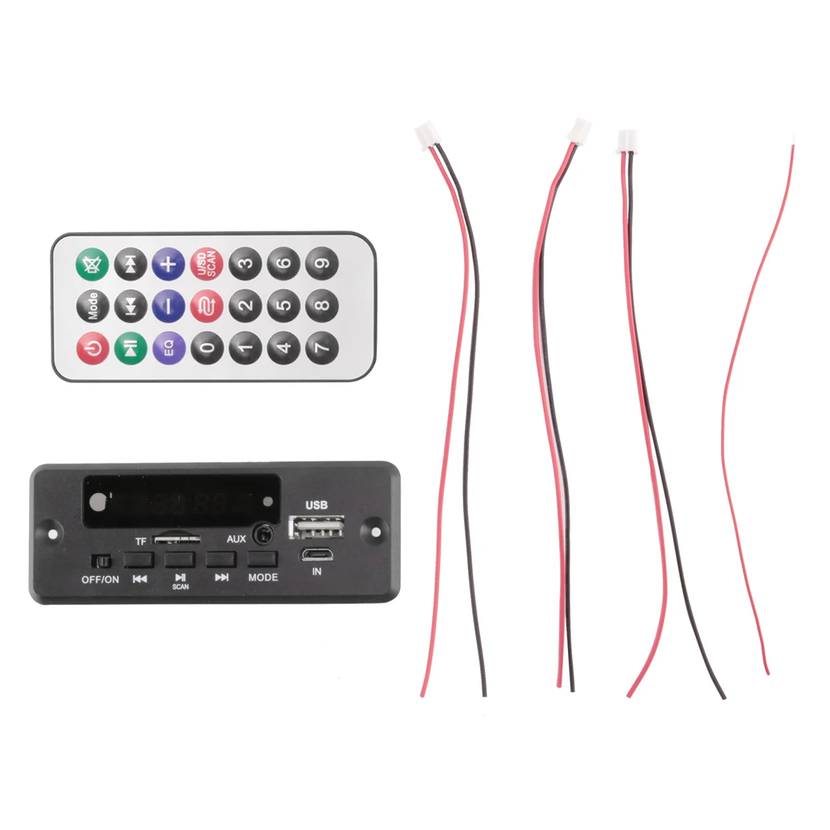 2x25 Вт 50 усилитель MP3 плеер декодер плата 5 В-12 в Bluetooth 0 автомобильный FM радиомодуль