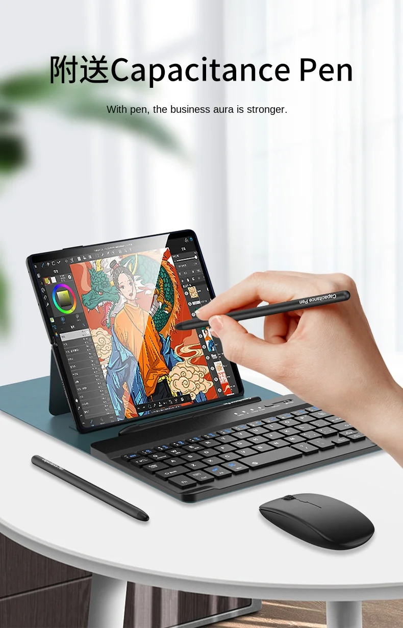 Samsung Galaxy Z Fold 4 3 2 for VIVO X Fold OPPO Find N Mobile Bluetooth Wireless Keyboard Touch Pencil Case Mouse Business Kit