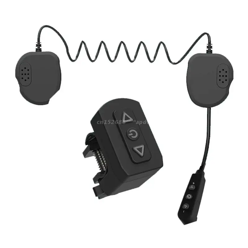 

Motorcycle Bluetooth-compatible Communication System Headset Support Handsfree Mic Waterproof