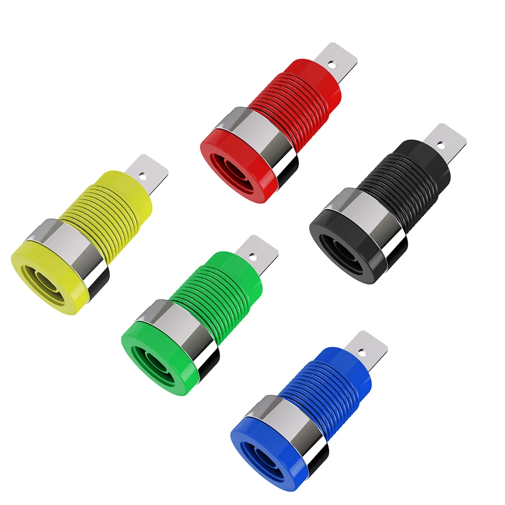 Розетка типа банан для крепления на панели съемные заземляющие стойки клеммные