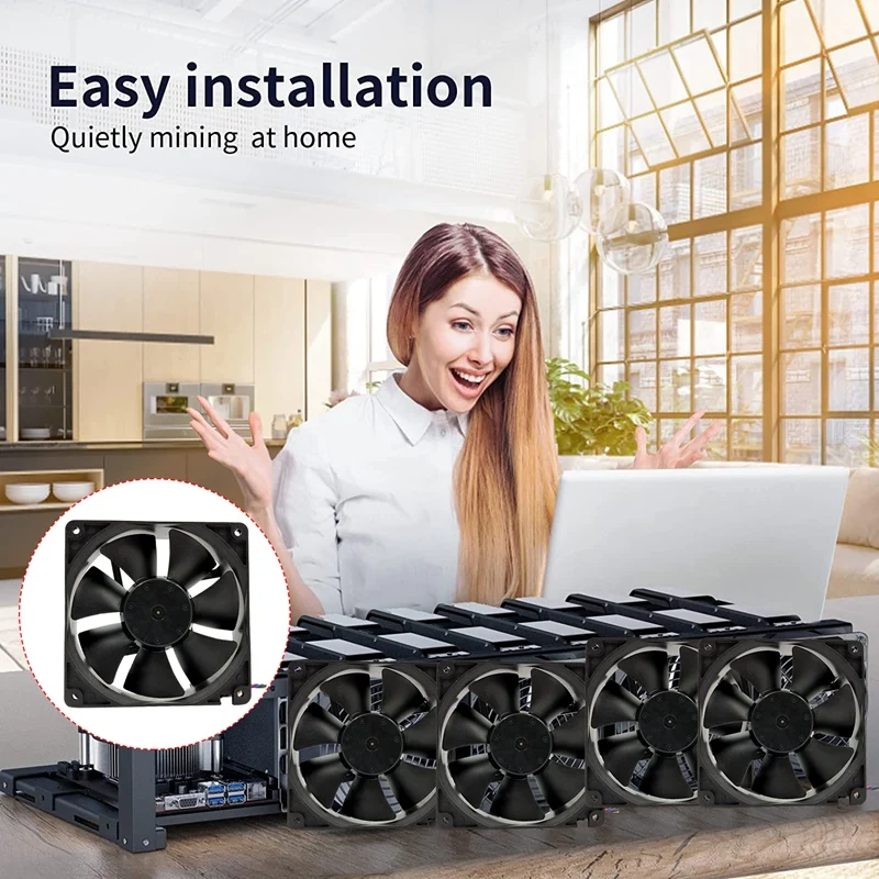 

4715KL-04W-B56 Miner Fan For NMB 12038 DC 12V 1.30A 130CFM 3600RPM Dell Y4574 Antminer Special Cooling Fan