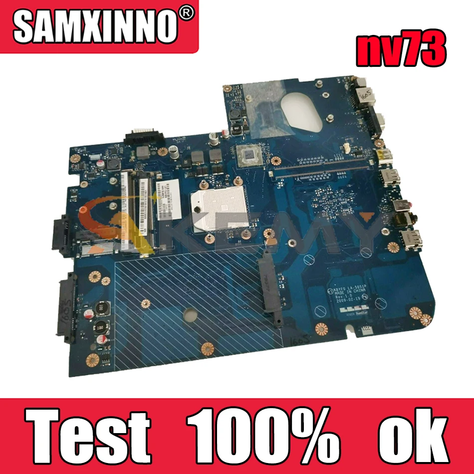

Материнская плата для ноутбука AKEMY la-5051p MBBDU02001 MB.BDU02.001, материнская плата для gateway nv73 m880g ddr2