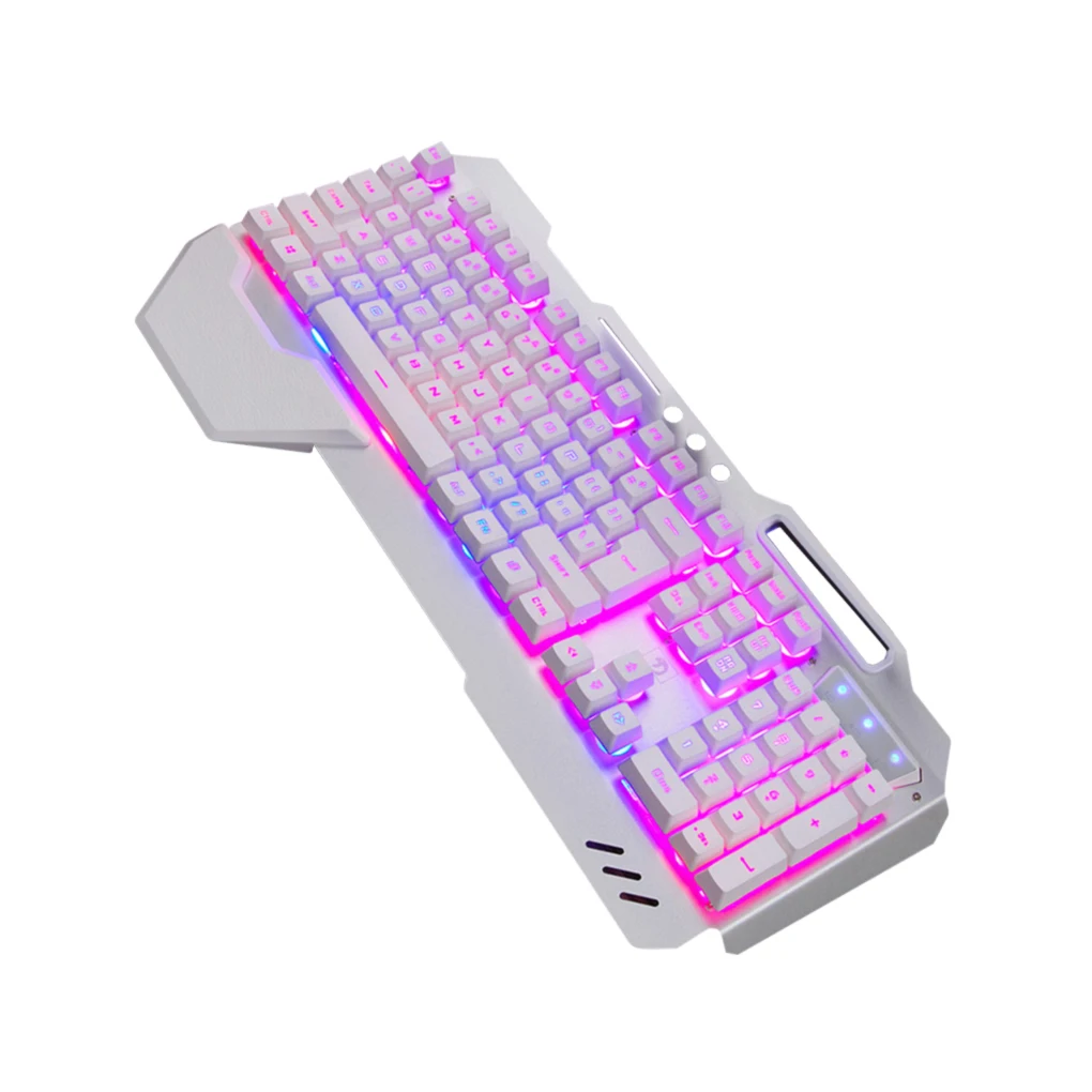 

USB Проводная игровая клавиатура, RGB светодиодсветодиодный подсветка, игровая клавиатура с 104 клавишами, Стандартная клавиатура для настольн...