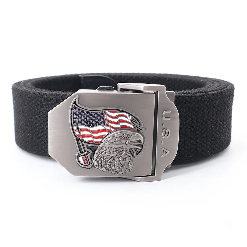American Eagle Smooth Buckle men's Tactical Canvas  New Outdoor Belt