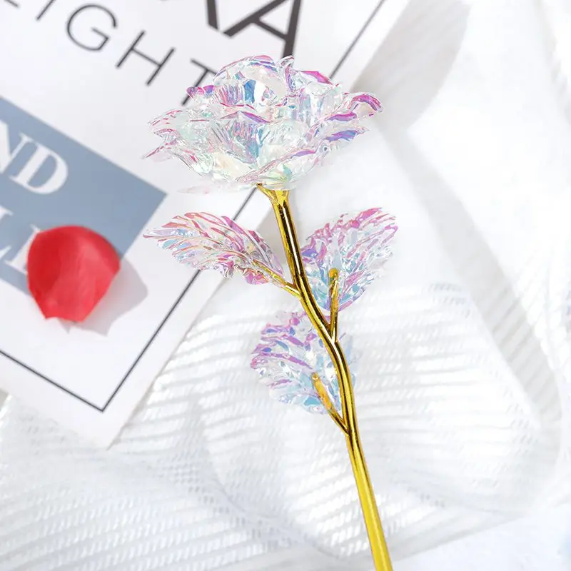 

Золотая фольгированная роза MOONBIFFY