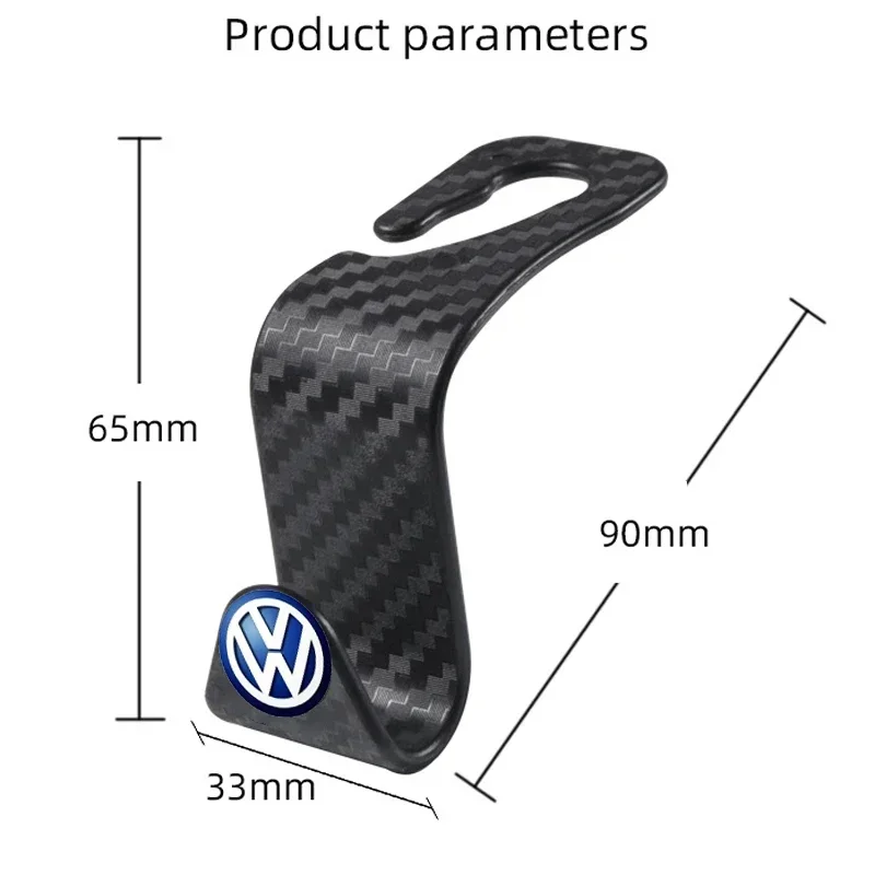 Автомобильные Держатели из АБС-углеродного волокна для Volkswagen Passat Polo Tiguan Golf Scirocco