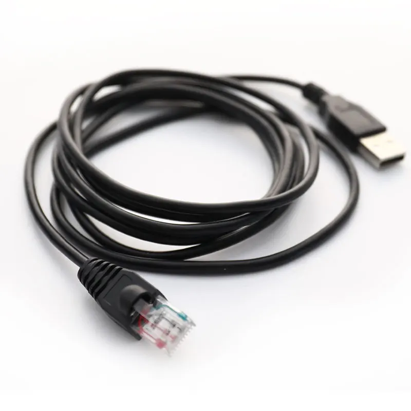 Фото Кабель USB-RJ50 для консоли APC Smart-UPS, замена кабелей AP9827, 940-0127B, 940-127C, 940-0127E с формованной защитной втулкой №4