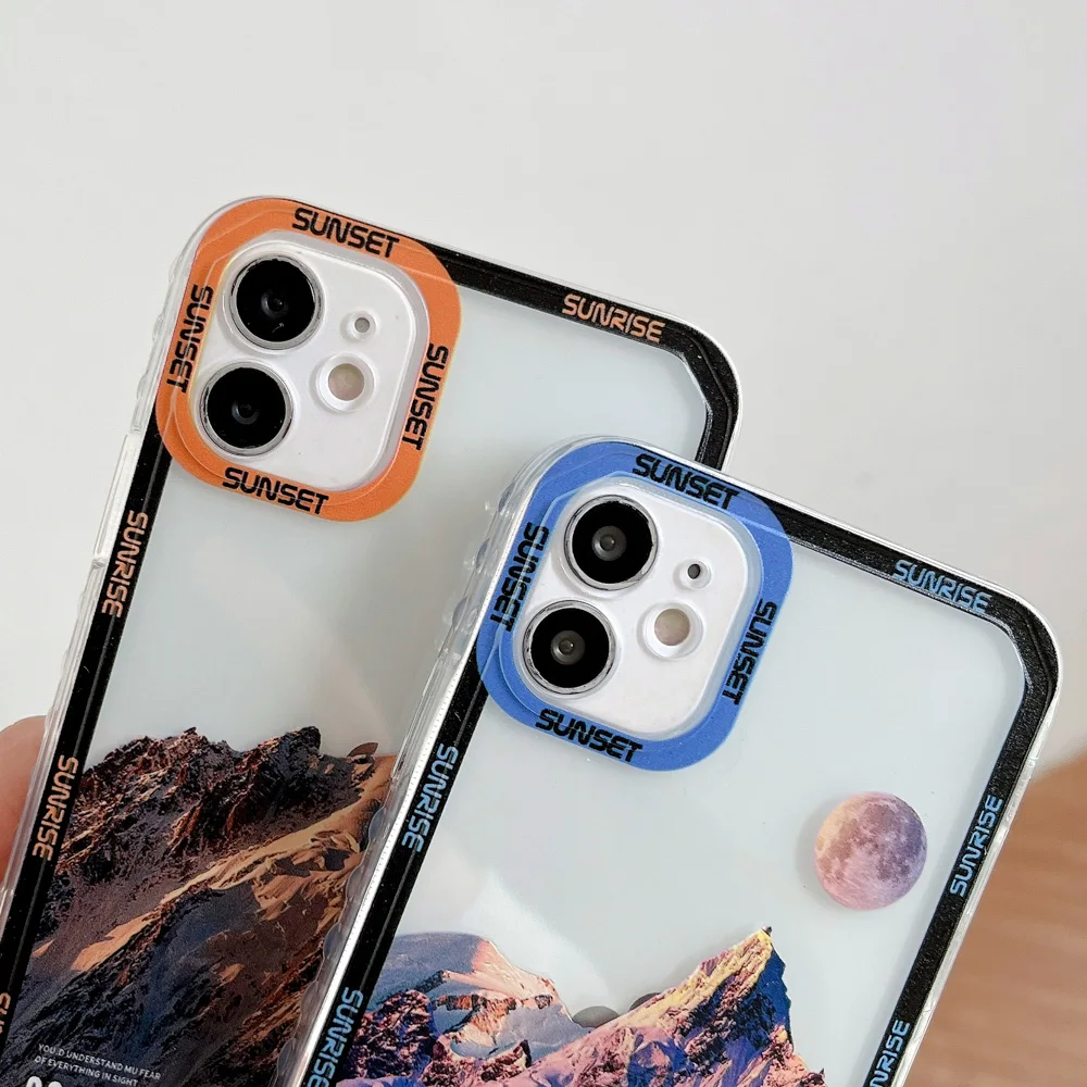 Чехол для iPhone 13 Pro чехол телефона iphone 11 прозрачный 14 12 Max XS XR 7 8 Plus SE противоударный -