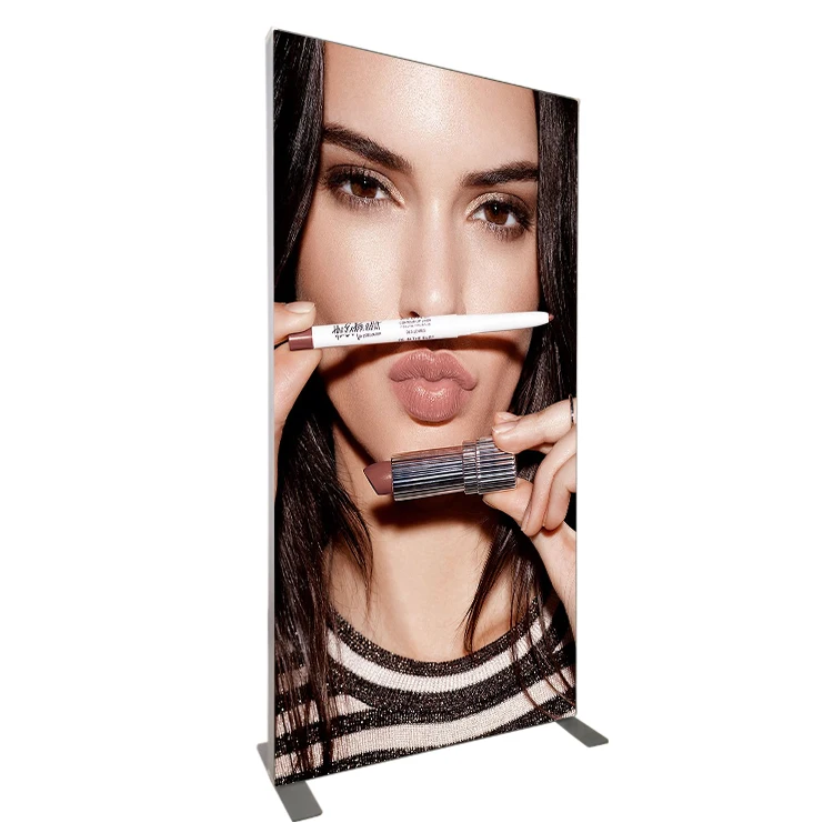 

ADMAX Frameless Edge Lit Toolless SEG Double-sided Custom Logo LED Tension Fabric Light Box Frame For Advertising