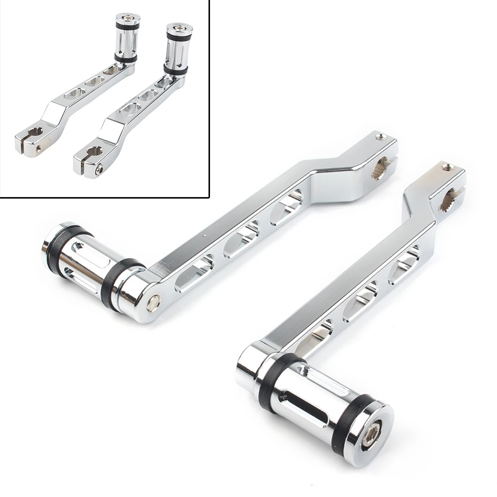 

Мотоциклетные алюминиевые фонари с ЧПУ, колышки переключения передач, передняя и задняя колышки для Harley Touring Street Glide Road King