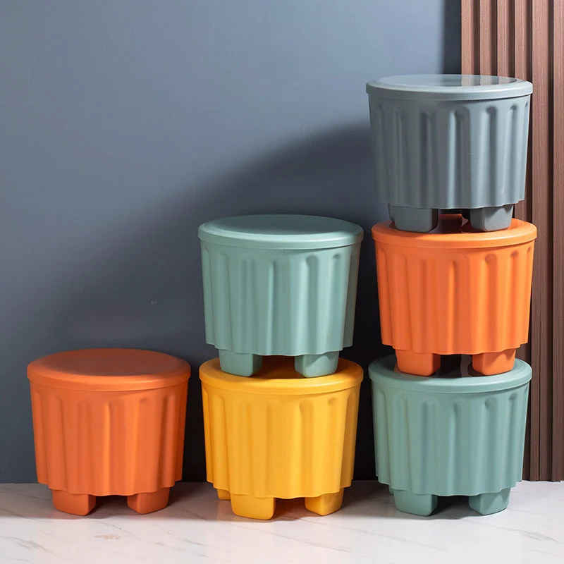 Toy Snack Thickened Plastic Chair Car Finishing Storage Stool